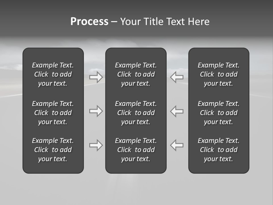 Vehicle Road Speedway PowerPoint Template