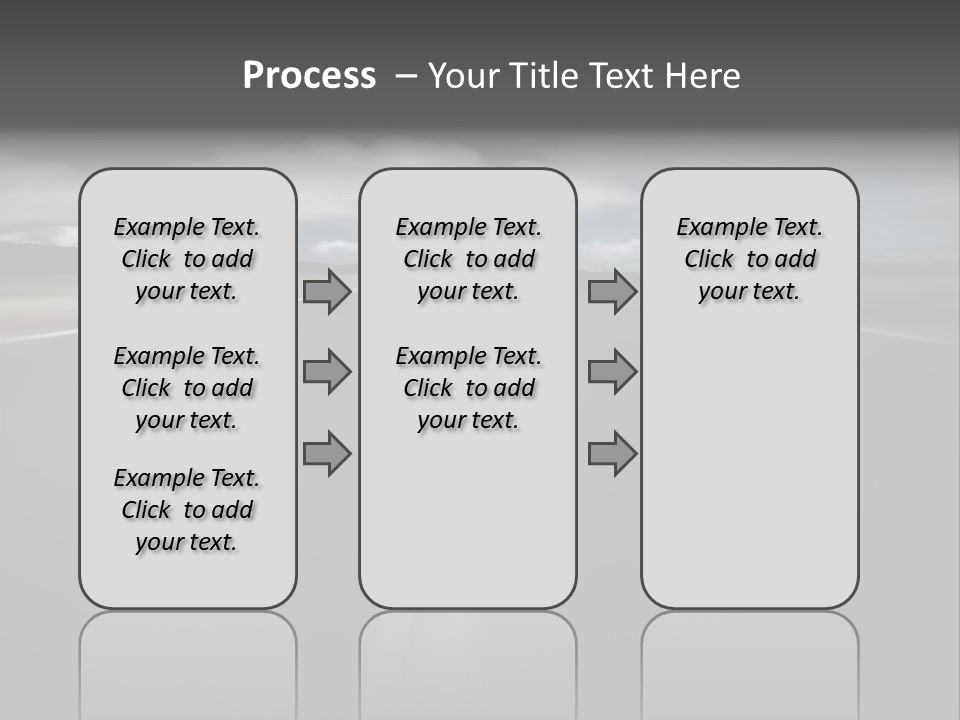 Vehicle Road Speedway PowerPoint Template