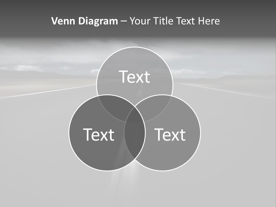 Vehicle Road Speedway PowerPoint Template