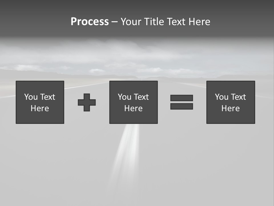 Vehicle Road Speedway PowerPoint Template