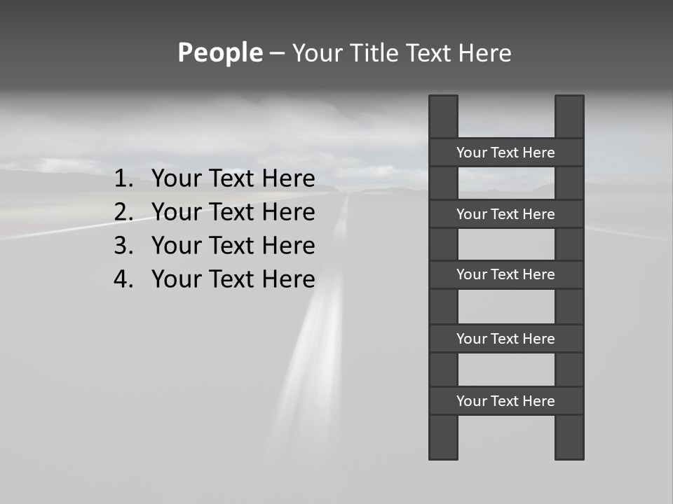 Vehicle Road Speedway PowerPoint Template