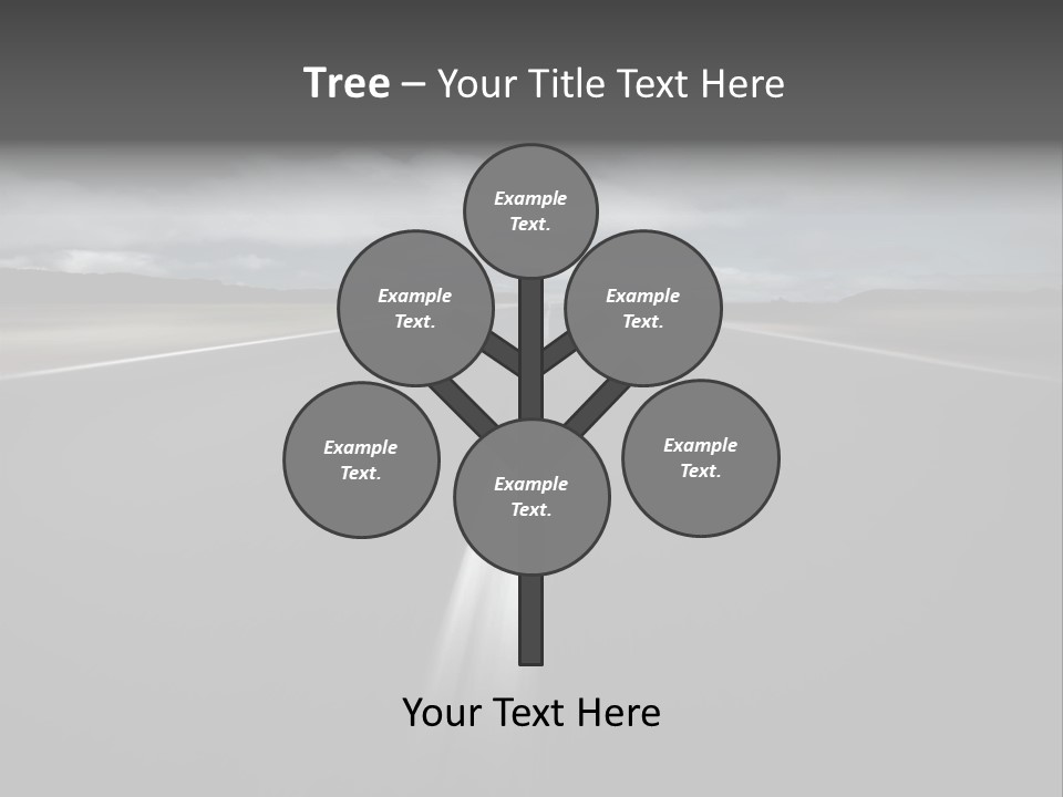 Vehicle Road Speedway PowerPoint Template