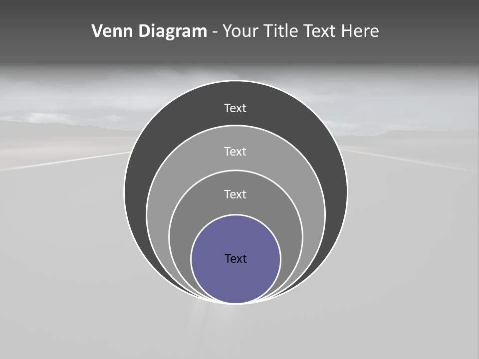 Vehicle Road Speedway PowerPoint Template