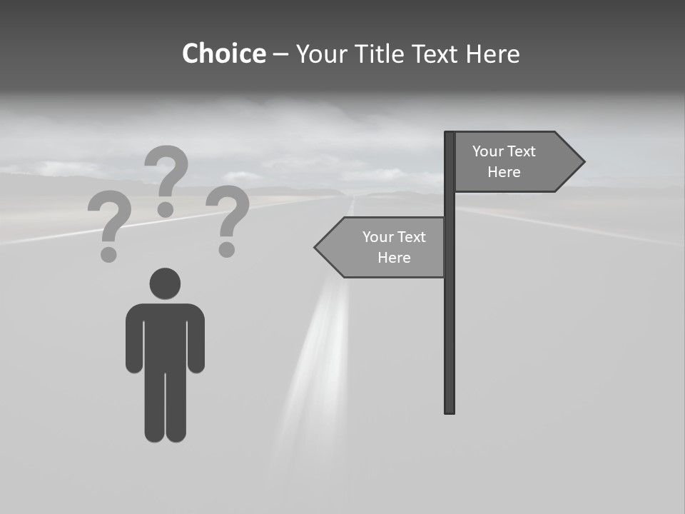 Vehicle Road Speedway PowerPoint Template