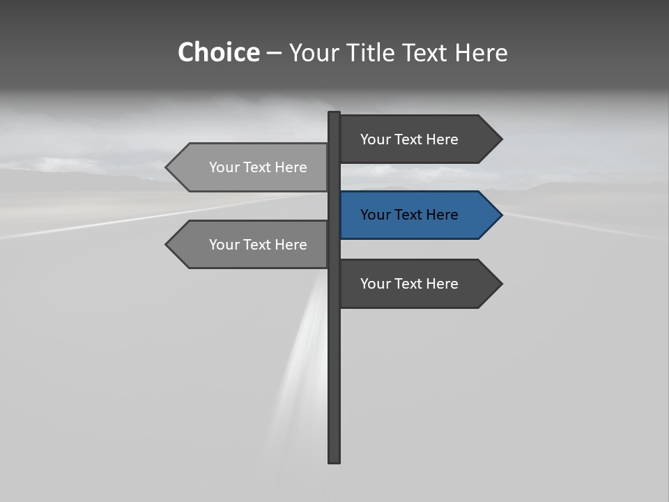Vehicle Road Speedway PowerPoint Template