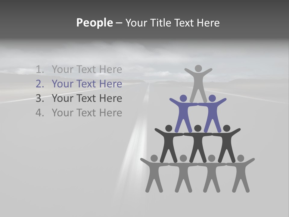 Vehicle Road Speedway PowerPoint Template