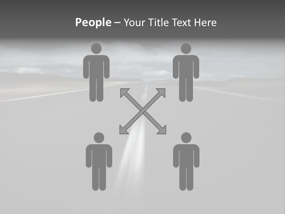 Vehicle Road Speedway PowerPoint Template