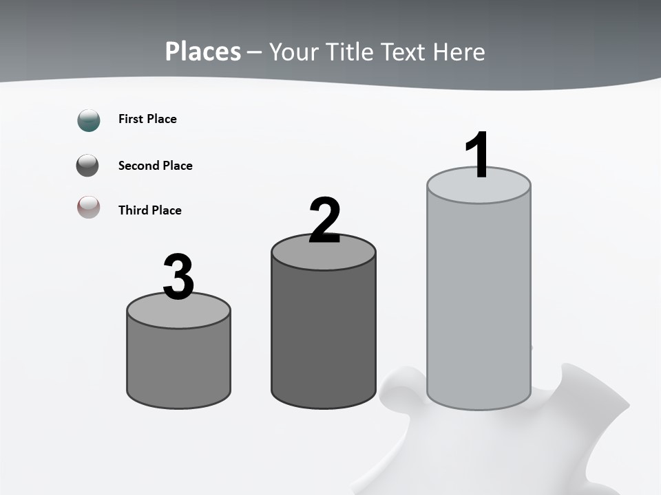 Generated Puzzle Dots PowerPoint Template