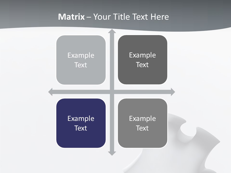 Generated Puzzle Dots PowerPoint Template