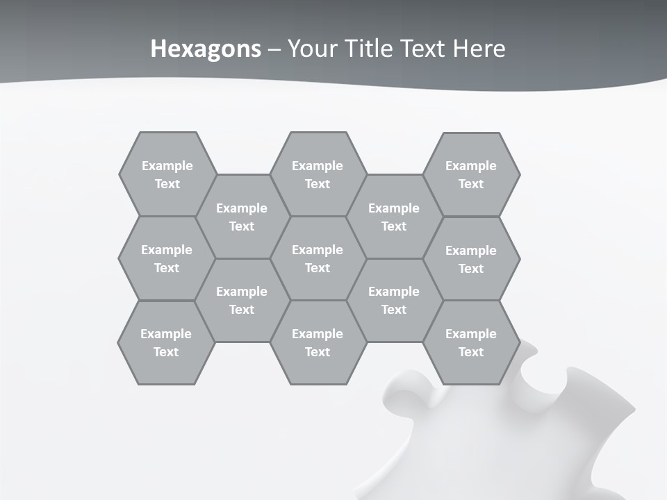 Generated Puzzle Dots PowerPoint Template