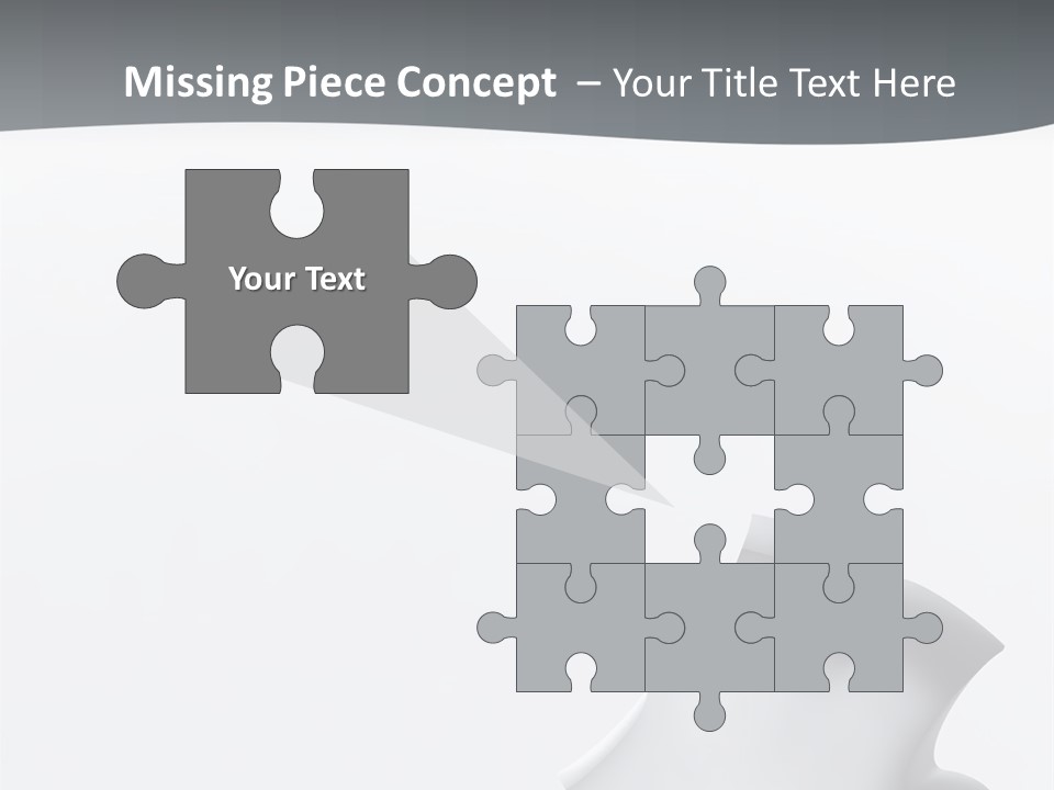 Generated Puzzle Dots PowerPoint Template