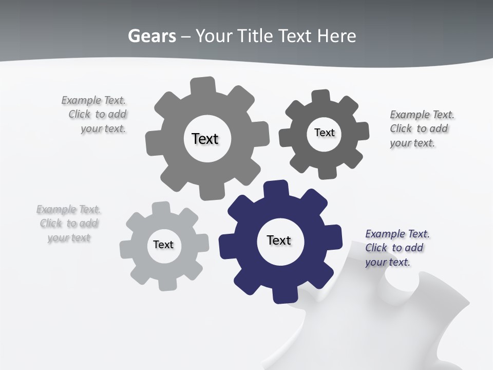 Generated Puzzle Dots PowerPoint Template