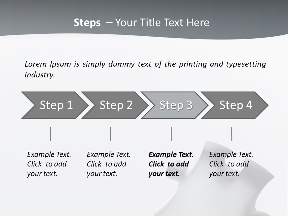 Generated Puzzle Dots PowerPoint Template