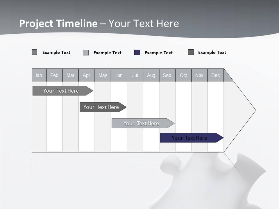 Generated Puzzle Dots PowerPoint Template