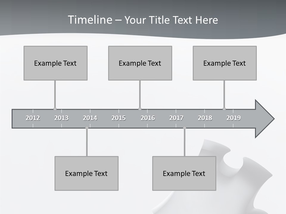 Generated Puzzle Dots PowerPoint Template