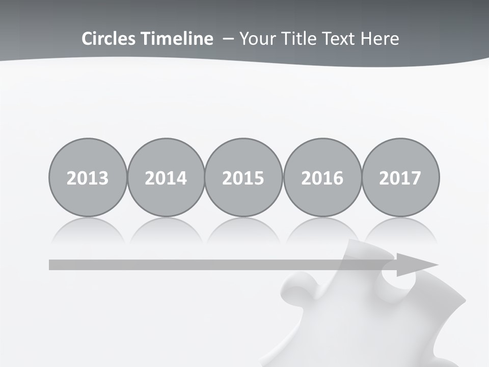 Generated Puzzle Dots PowerPoint Template