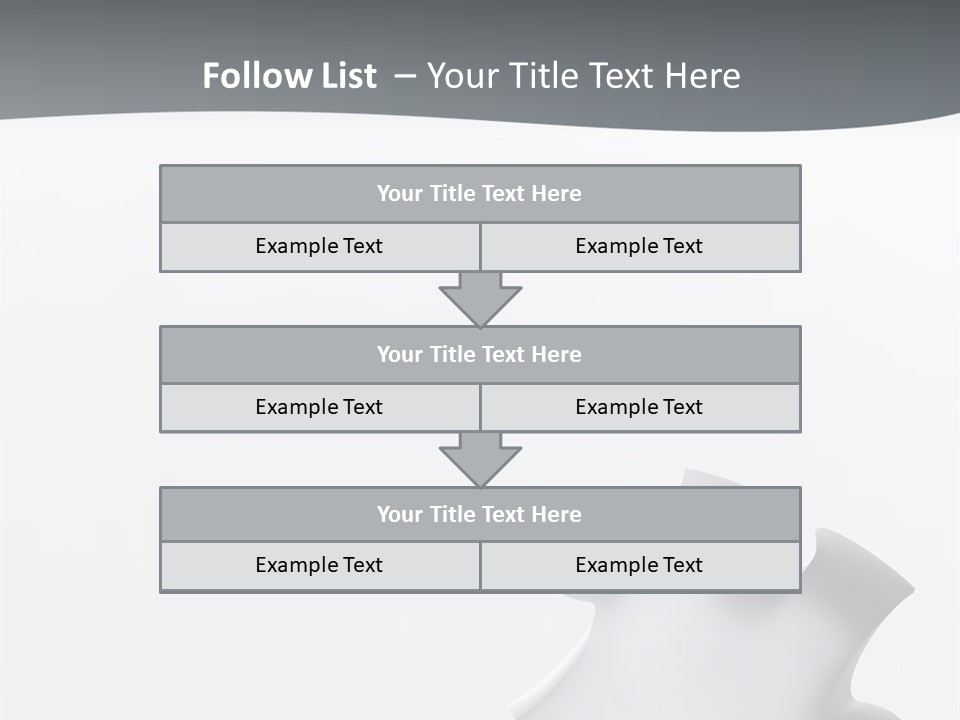 Generated Puzzle Dots PowerPoint Template