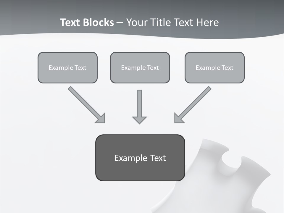 Generated Puzzle Dots PowerPoint Template
