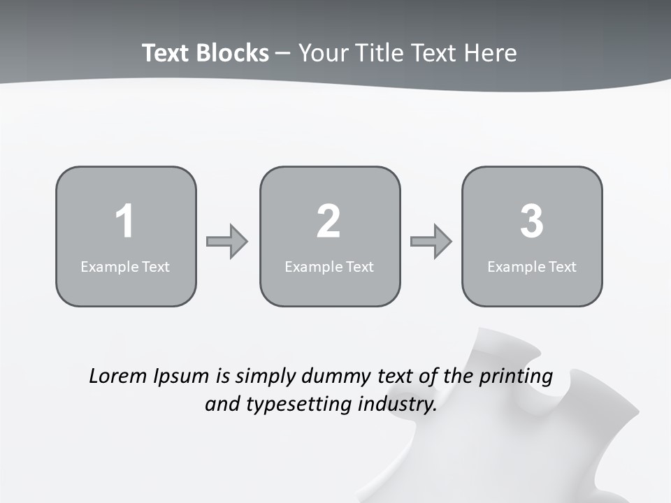 Generated Puzzle Dots PowerPoint Template