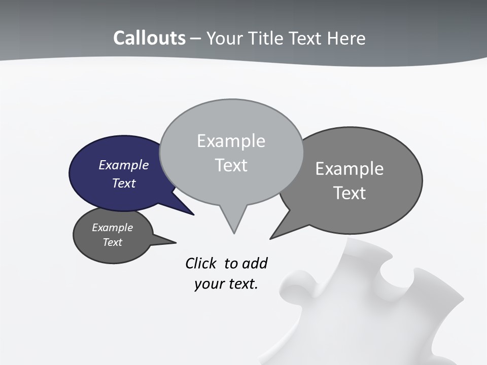 Generated Puzzle Dots PowerPoint Template