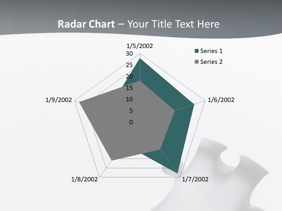 Generated Puzzle Dots PowerPoint Template