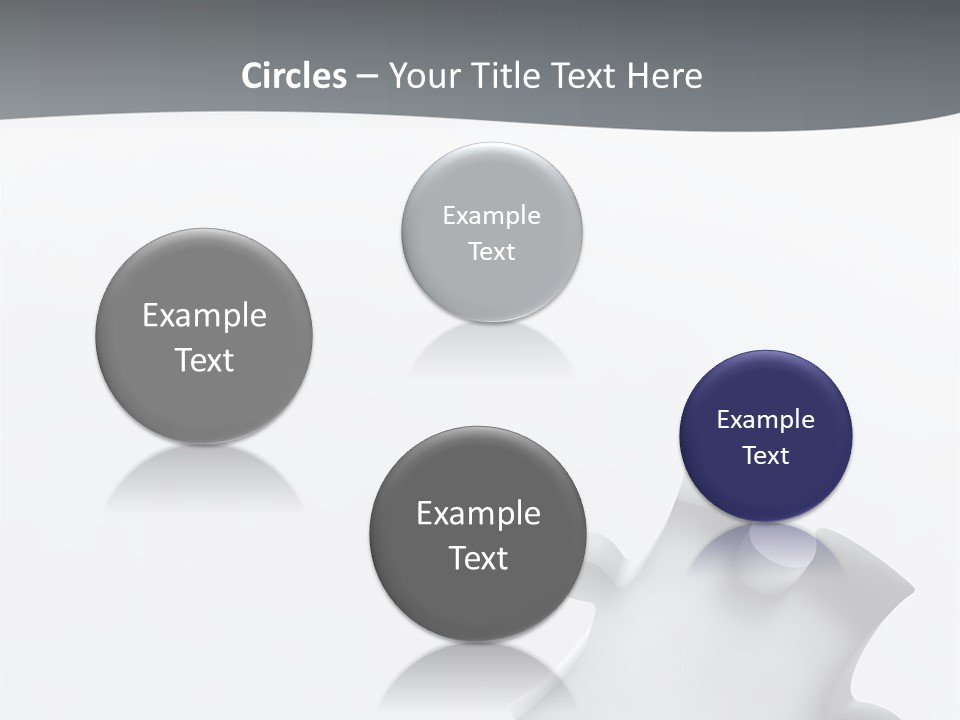 Generated Puzzle Dots PowerPoint Template
