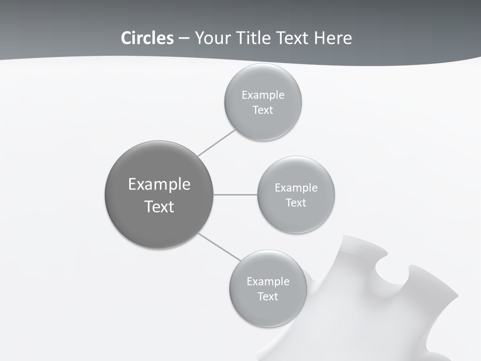 Generated Puzzle Dots PowerPoint Template