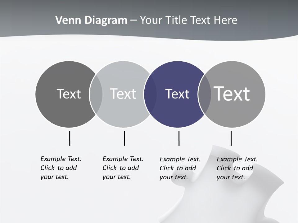 Generated Puzzle Dots PowerPoint Template