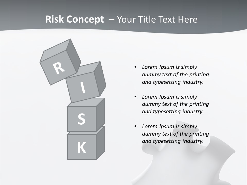 Generated Puzzle Dots PowerPoint Template