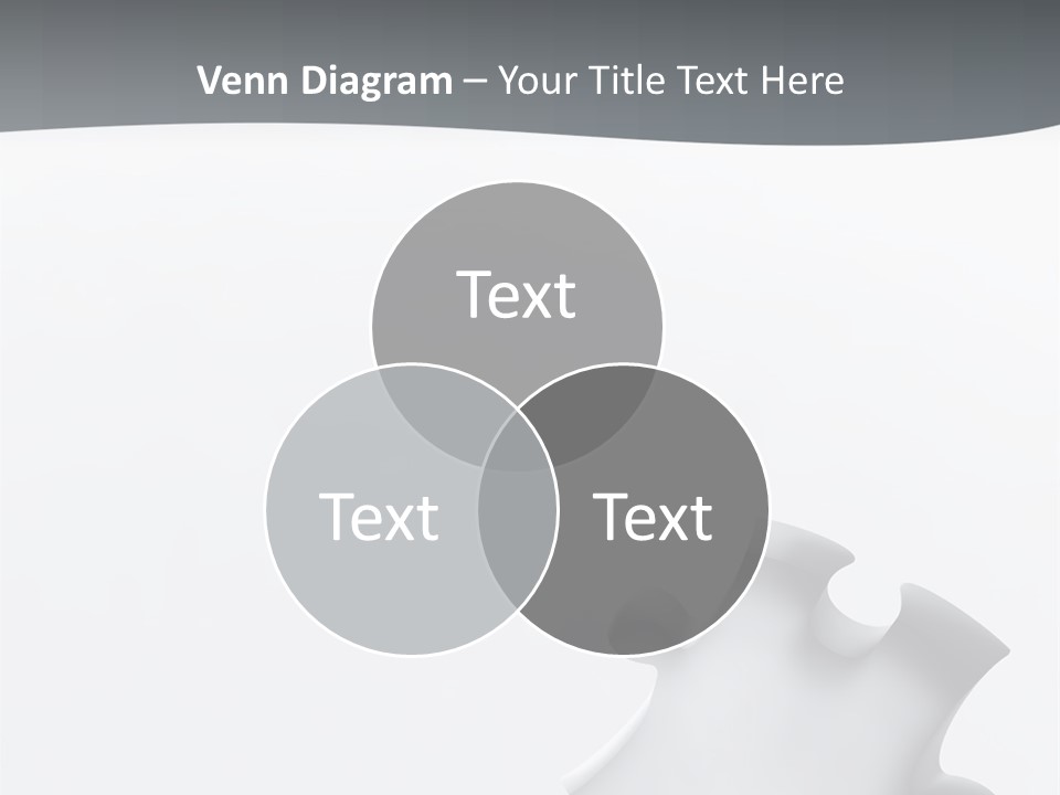 Generated Puzzle Dots PowerPoint Template