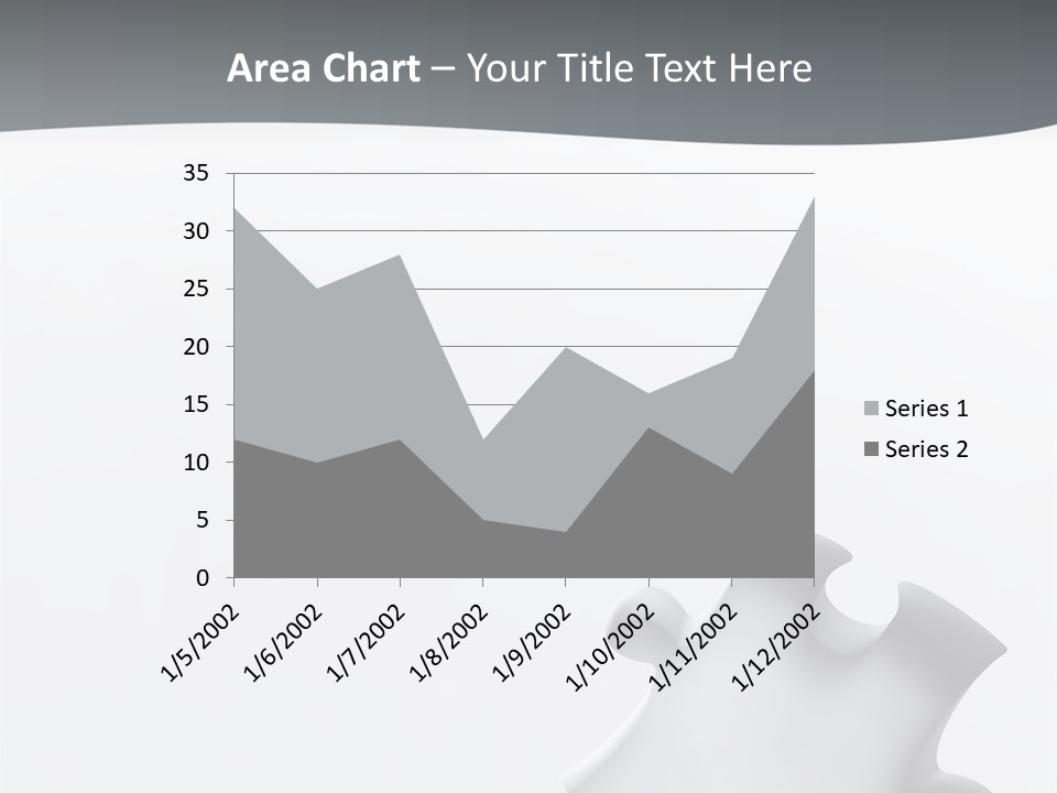 Generated Puzzle Dots PowerPoint Template