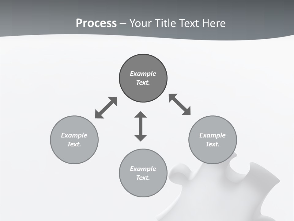Generated Puzzle Dots PowerPoint Template