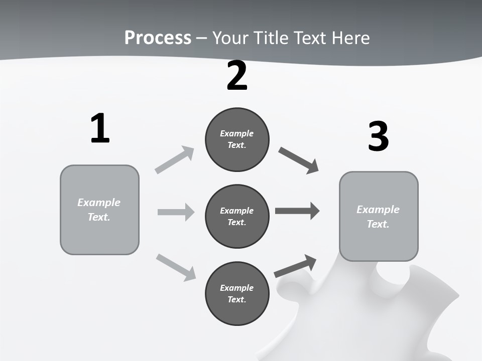 Generated Puzzle Dots PowerPoint Template