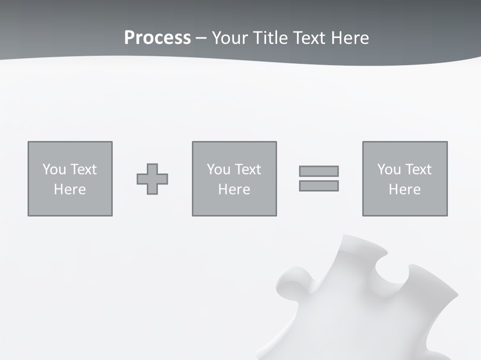 Generated Puzzle Dots PowerPoint Template