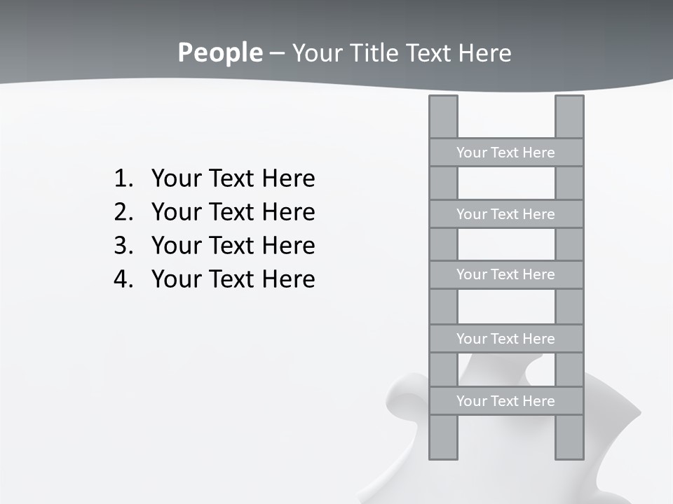 Generated Puzzle Dots PowerPoint Template
