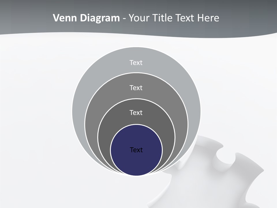 Generated Puzzle Dots PowerPoint Template
