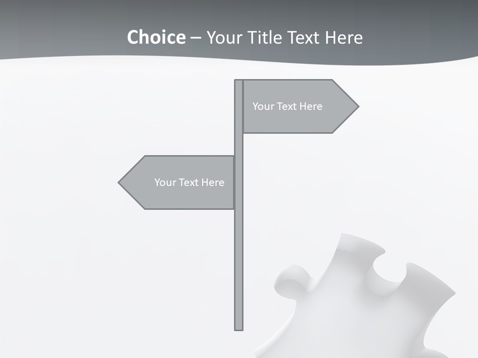 Generated Puzzle Dots PowerPoint Template