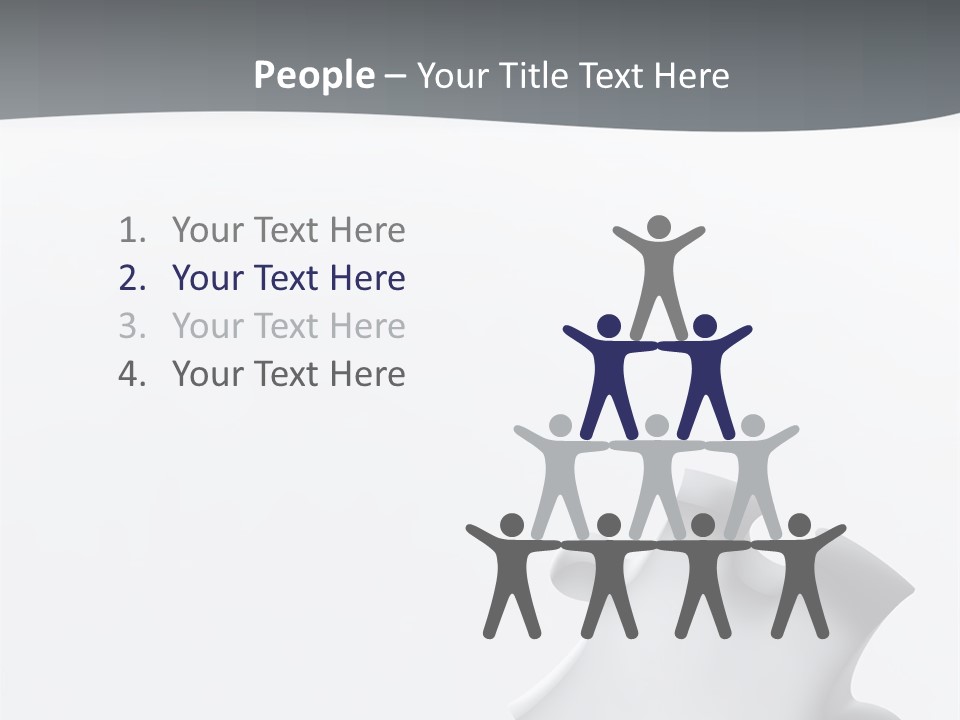 Generated Puzzle Dots PowerPoint Template