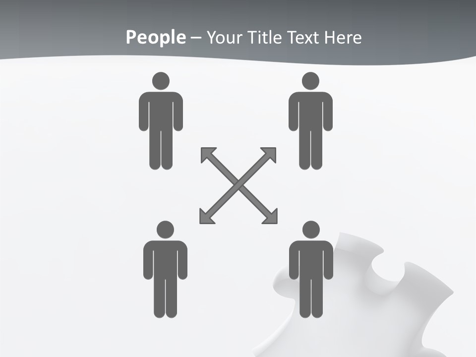 Generated Puzzle Dots PowerPoint Template