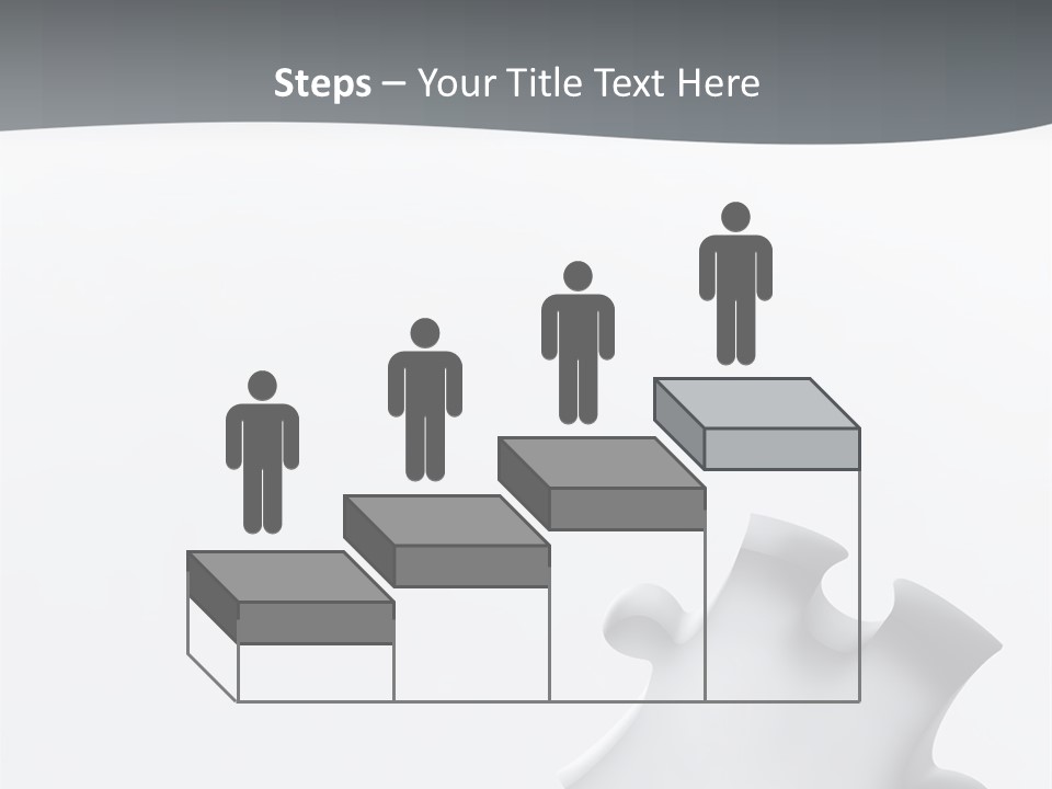 Generated Puzzle Dots PowerPoint Template