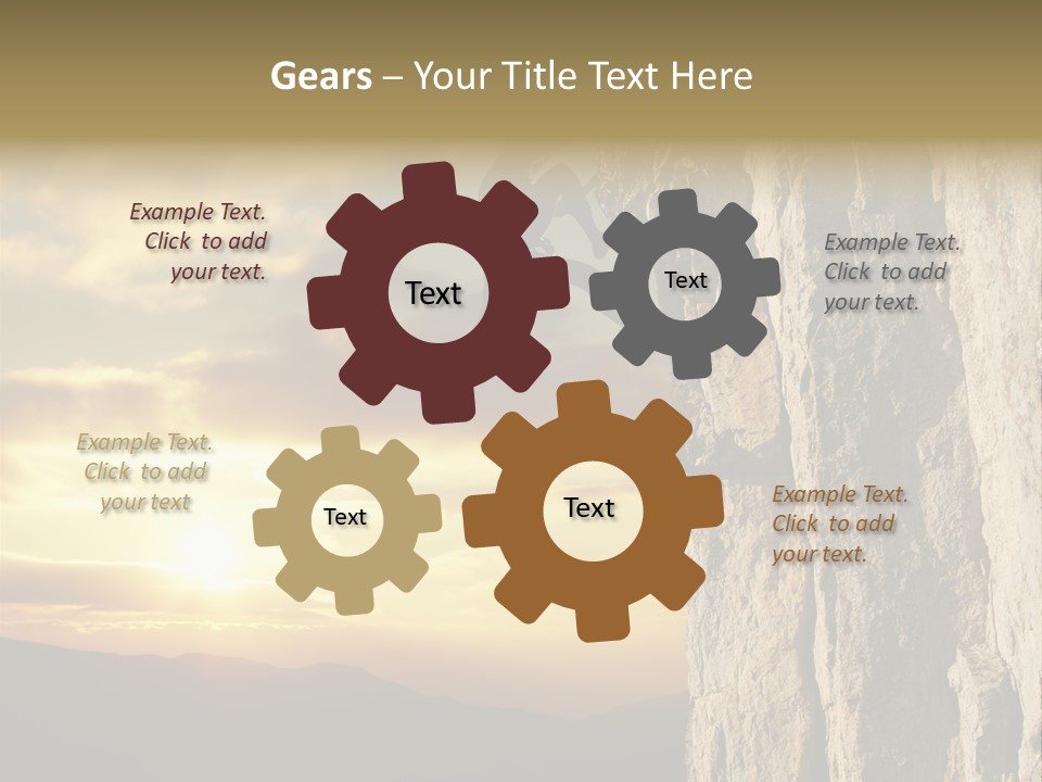 Natural Sport Young PowerPoint Template