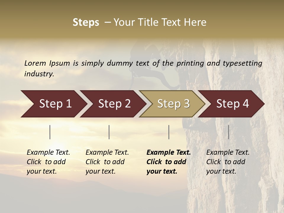 Natural Sport Young PowerPoint Template