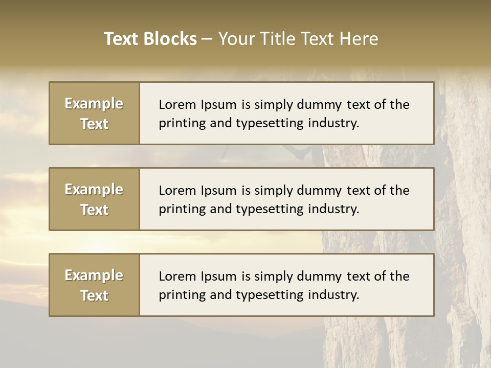 Natural Sport Young PowerPoint Template