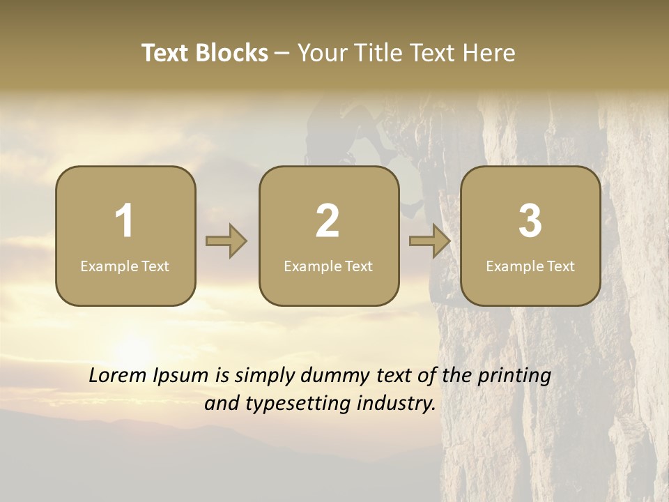 Natural Sport Young PowerPoint Template