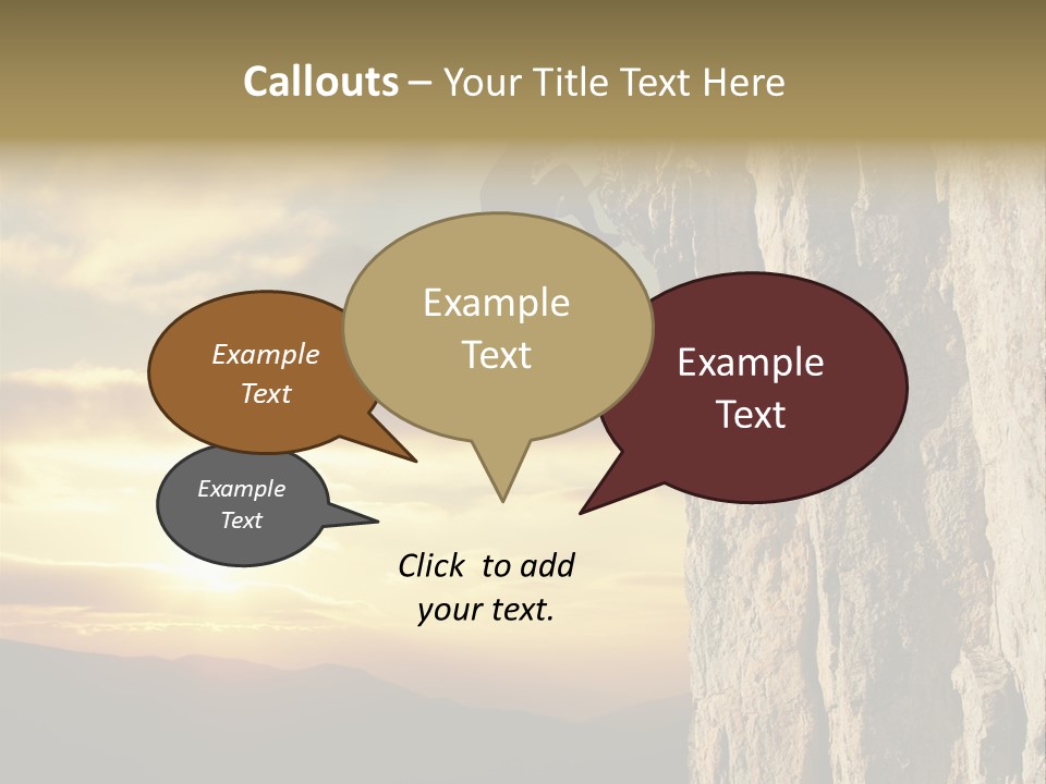 Natural Sport Young PowerPoint Template