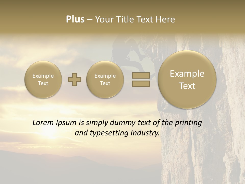Natural Sport Young PowerPoint Template