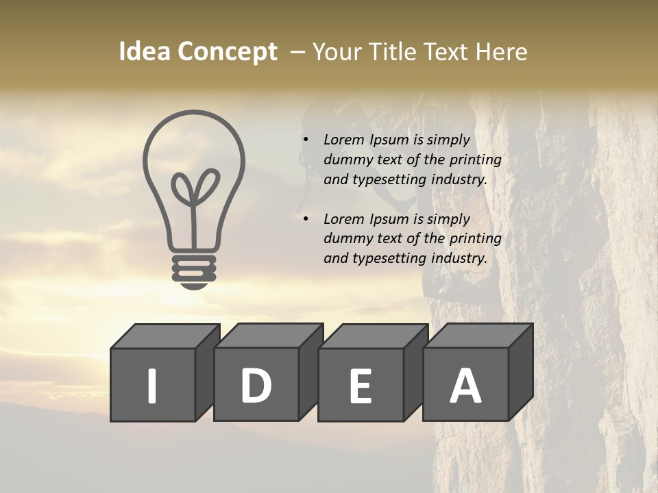 Natural Sport Young PowerPoint Template