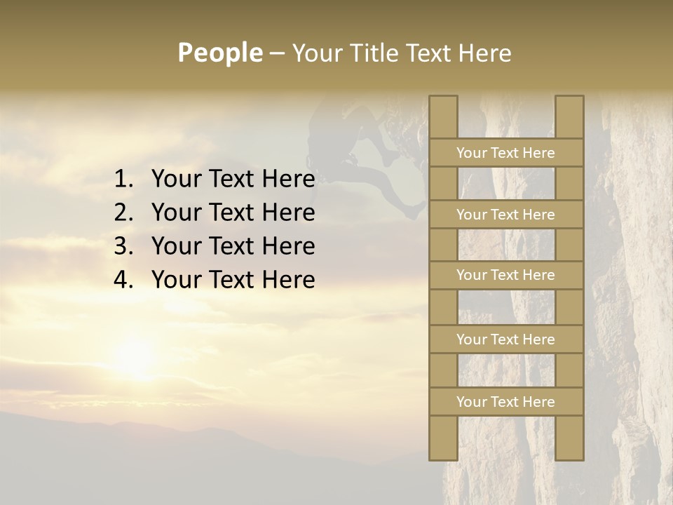 Natural Sport Young PowerPoint Template