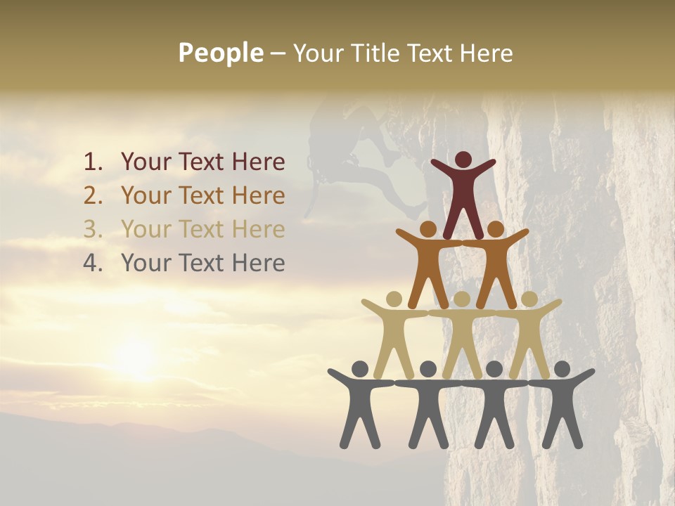 Natural Sport Young PowerPoint Template