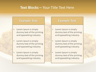 A White Bowl Filled With Cereal On Top Of A Table PowerPoint Template